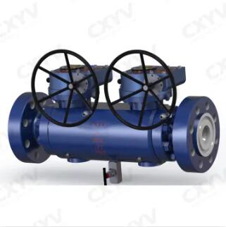 What is a double block and bleed valve?