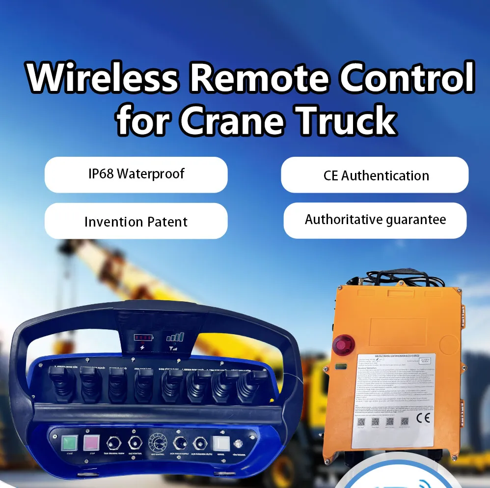 Lever Remote Control 4 5 6 7 8 Levers Hydraulic Crane Remote Control | IP68, CE Certified.