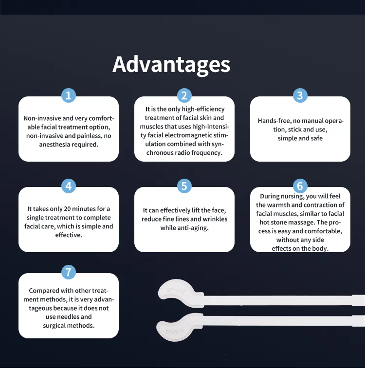 Portable EMRF Muscle Stimulation Face Lift Machine