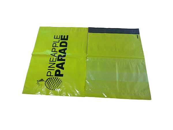 Using mailing bags with a back pocket for waybills
