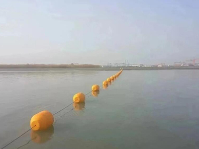 The lifting cable floater project in Lantern sleeve waterway