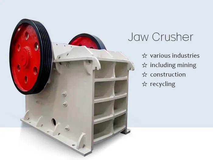 What Are The Three Types of Jaw Crusher?