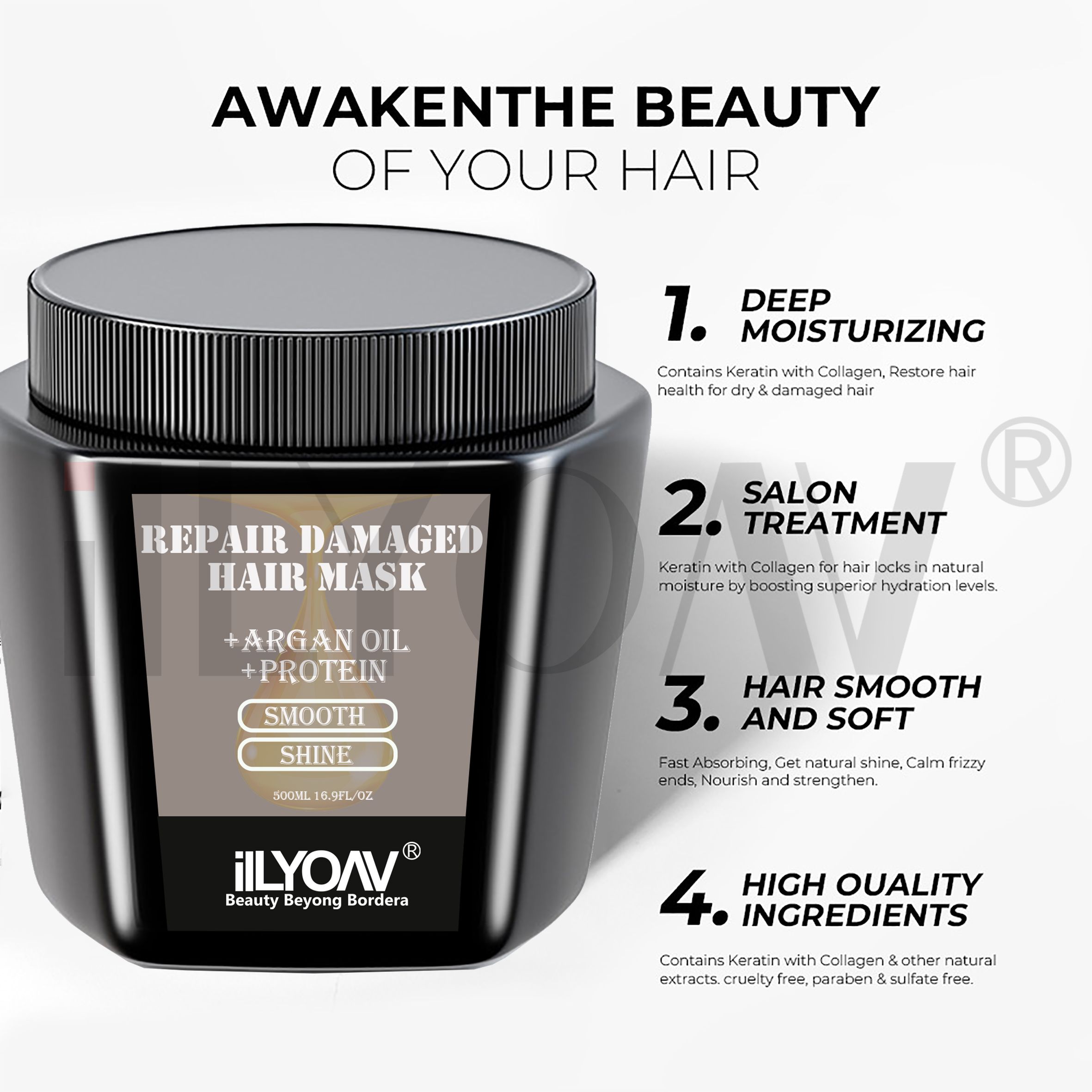 ilLYOAV New Repaid Damaged Hair Mask Launched