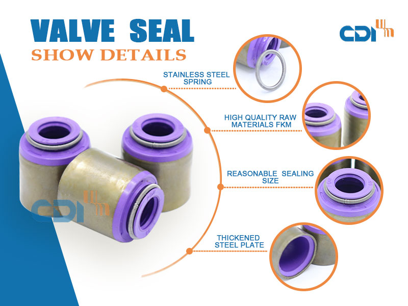 22224-23500 High quality valve seal FKM material