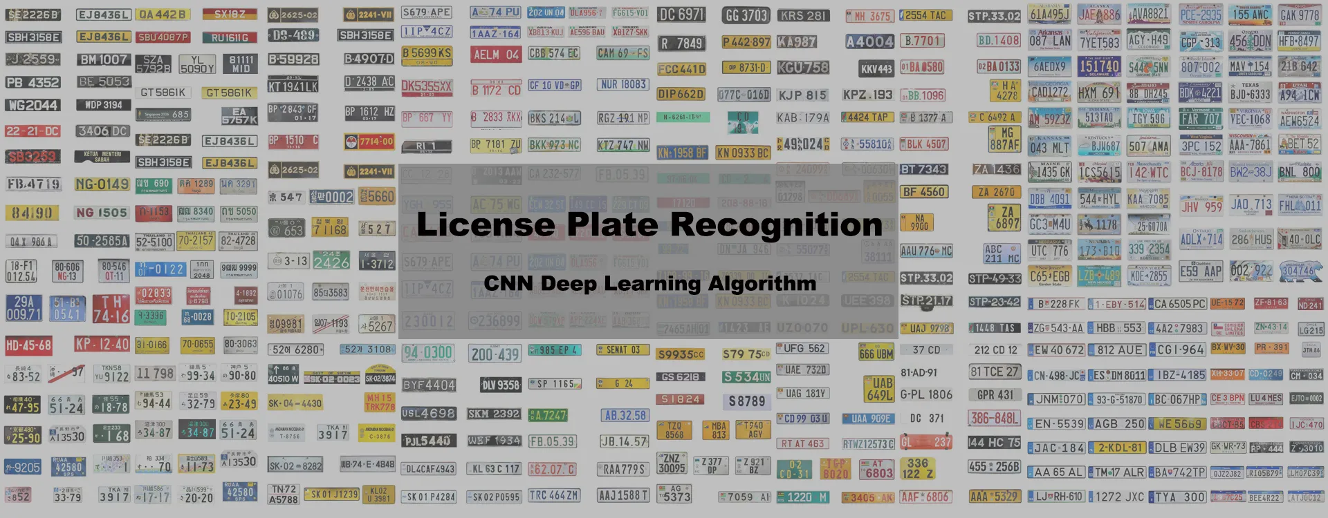 Caméra de reconnaissance de plaque d'immatriculation Deep Learning