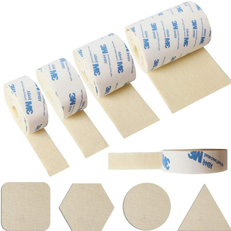 Shappy 2 Packs 120 x 2 x 0.12 Inch Felt Strips with Adhesive