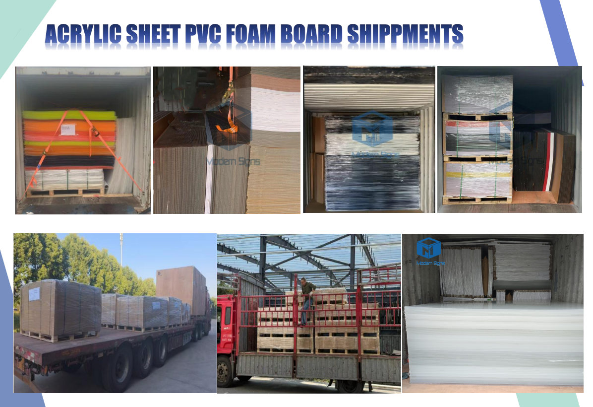 2025 NEW ACRYLIC SHET PVC FOAM BOARD SHIPPMENTS