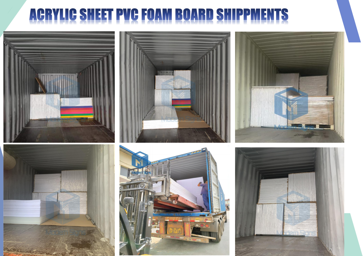 2025 NEW ACRYLIC SHET PVC FOAM BOARD SHIPPMENTS