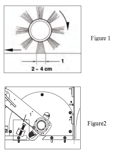 Instructions for use of riding sweeper