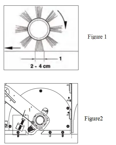Instructions for use of riding sweeper