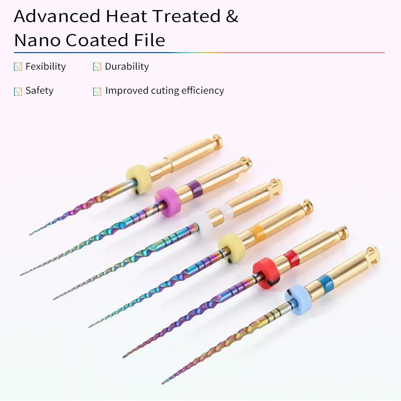 Vimel Dental Rainbow Color NITI Endo Files