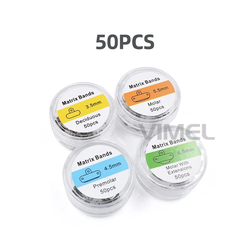 50pcs/100pcs Dental Matrix Bands Kit