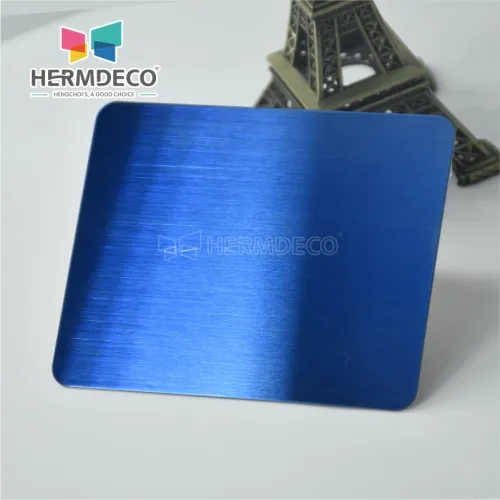 Stainless steel decorative plate PVD hairline brushed 304 stainless steel color sheet