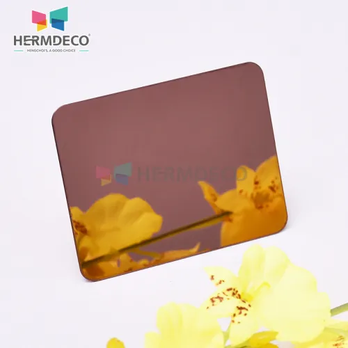 201/304 8K Mirror Gold Rose Gold Color Decorative Stainless Steel Sheet