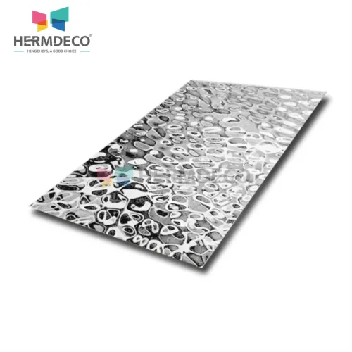 304 hammered water ripple stainless steel plate