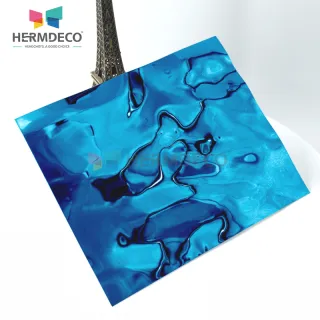 colored hammered water ripple  stainless steel sheet