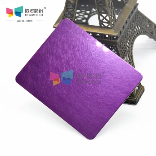 201/304 Vibration purple Stainless Steel Sheet