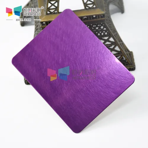 201/304 Vibration purple Stainless Steel Sheet