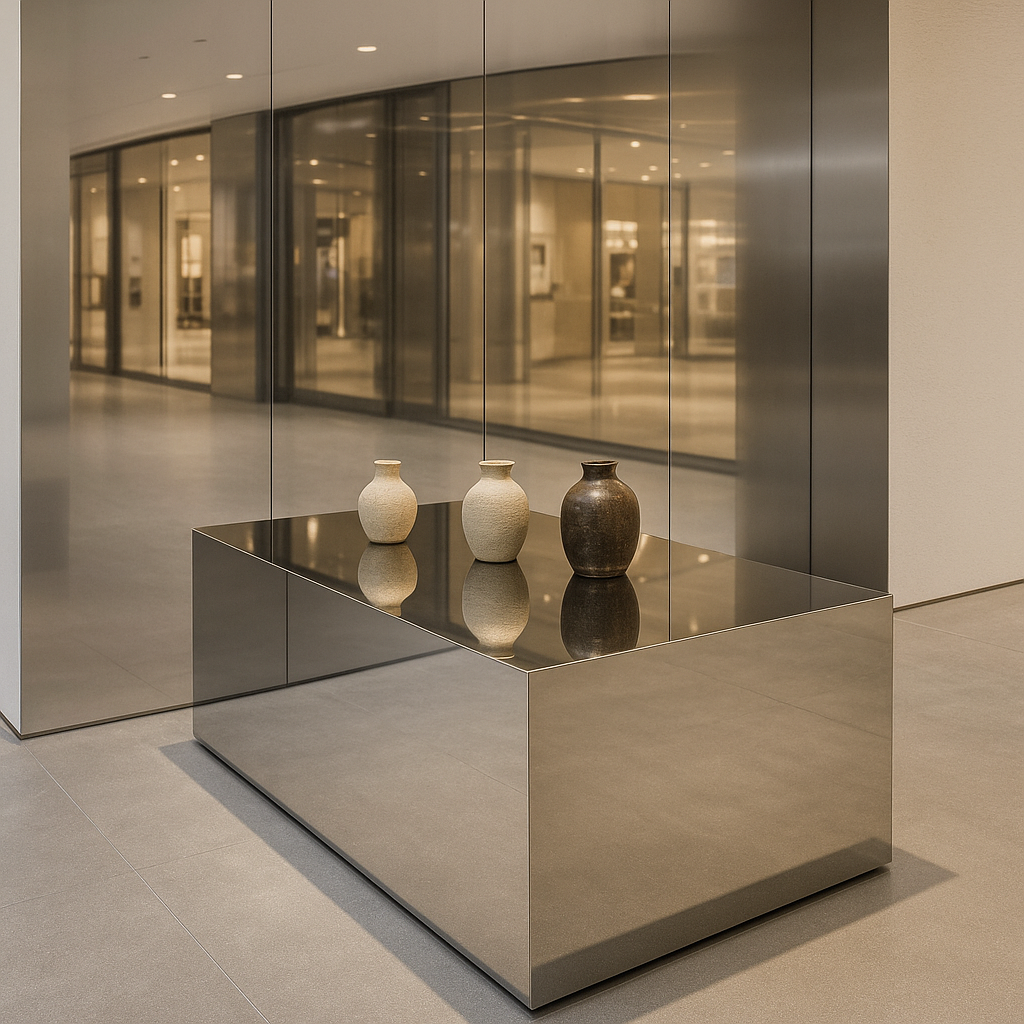 Hermdeco mirror stainless steel, does it really look like a mirror? How to judge the grade?