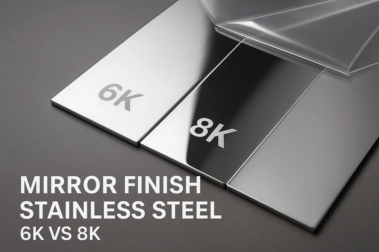 One picture to understand the production process of stainless steel mirror panel