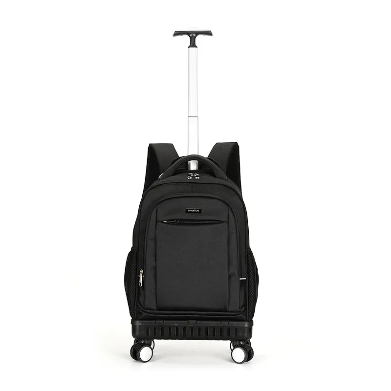 Trolley Backpack Large Capacity Carry-on Bags With Trolley