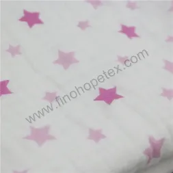 Baby Cotton Muslin Swaddle Blanket Star