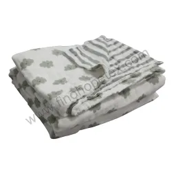 Baby-Wickeldecke aus Baumwoll-Musselin, Wolke