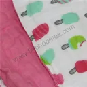 Baby Cotton Muslin Swaddle Blanket Ice Cream Pattern