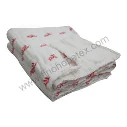 Baby Cotton Muslin Swaddle Blanket Leaf