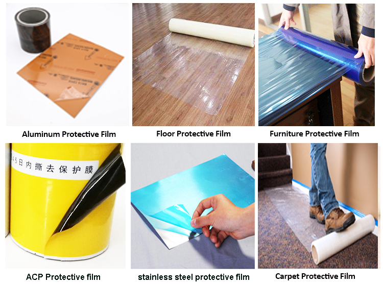 What are the processes of high temperature test protective film?