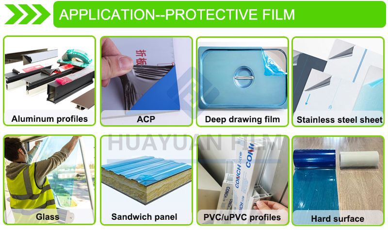 How to select the appropriate adhesion level for PE protection film