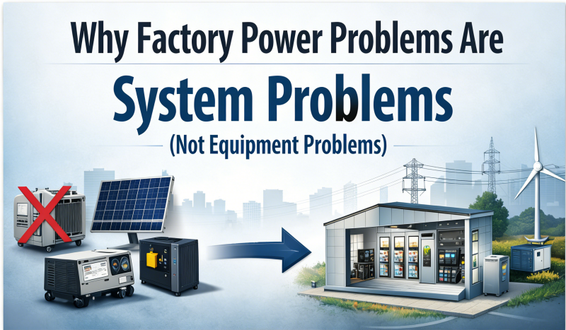Factory Power Problems: Why Equipment Is Not the Real Issue