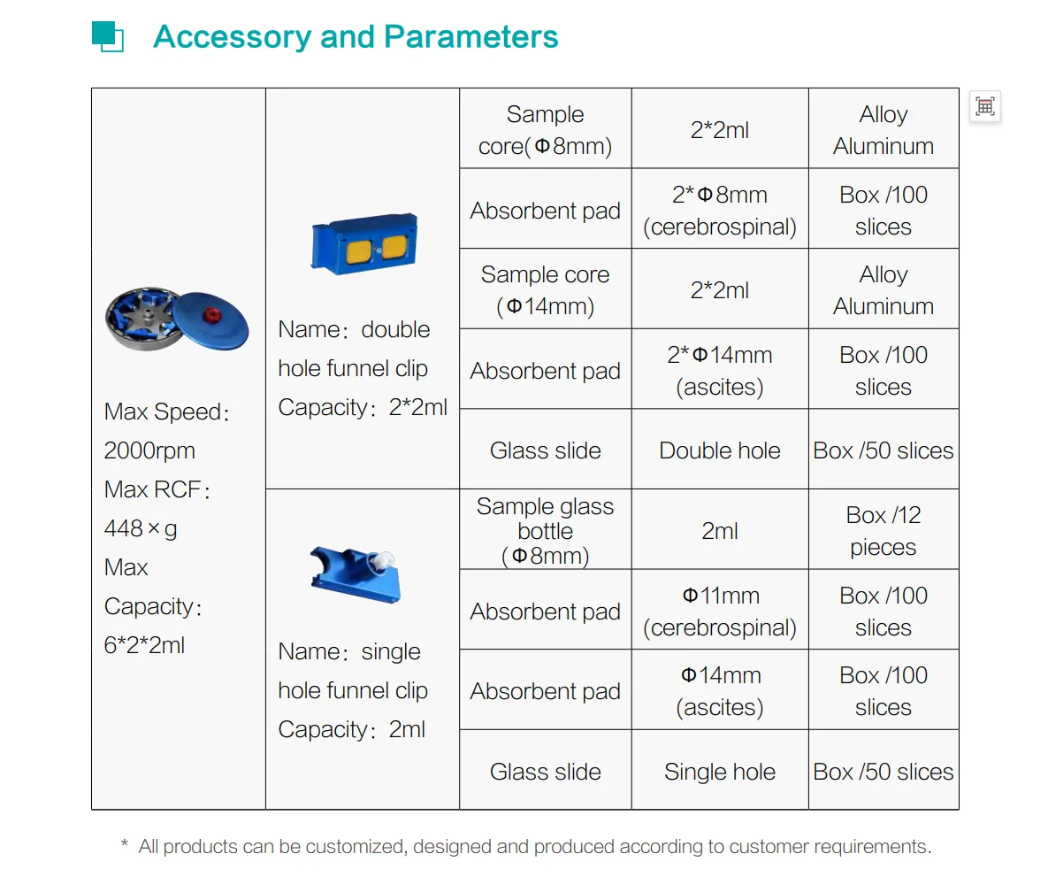 Table Cell Smear Centrifuge 2-6B