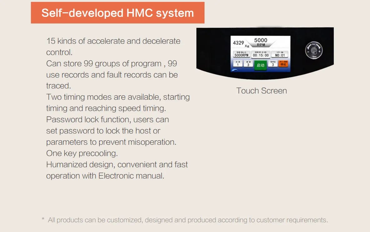 Floor High Speed Refrigerated Centrifuge GR16D Floor High Speed Refrigerated Centrifuge GR16D