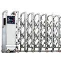 Retractable folding gate