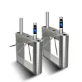 Semi automatic QR Code Reader Cloud Control Board Tripod Turnstile Gate Used for Playground