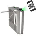 Semi automatic QR Code Reader Cloud Control Board Tripod Turnstile Gate Used for Playground