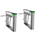 Semi automatic QR Code Reader Cloud Control Board Tripod Turnstile Gate Used for Playground