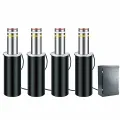 Roadway Automatic Rising Road Traffic Safety light bollard automatic hydraulic automatic bollard