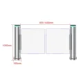 infrared sensor turnstile High Security Automatic Swing Barrier supermarket automatic pedestrian swing turnstile