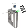 Semi automatic QR Code Reader Cloud Control Board Tripod Turnstile Gate Used for Playground