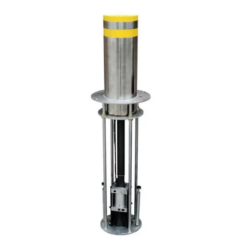 Rising hydraulic bollards