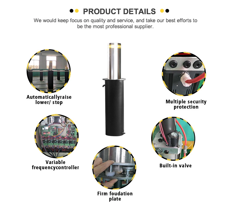 Hydraulic Bollard Automatic Rising Bollards