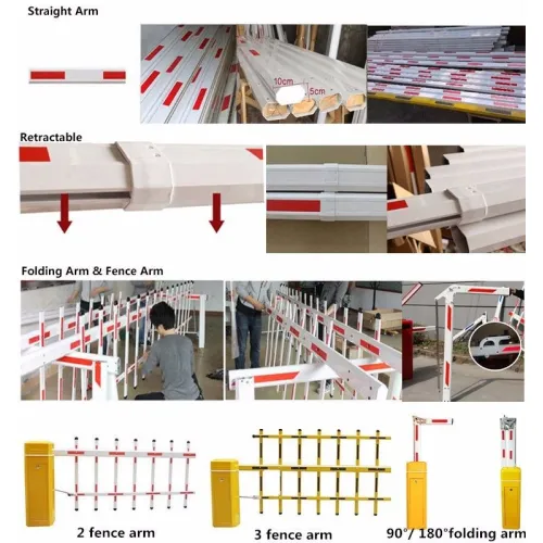 Barrier parking lot motor barrier gate system