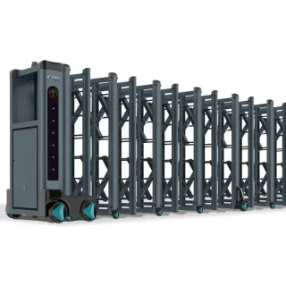 Automatic Retractable Folding Collapsible Fence Gate