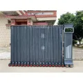 Automatic retractable sliding fence gate