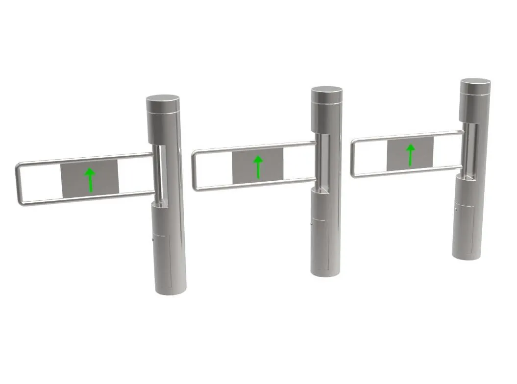 Supermarket Entrance Induction Swing Gate