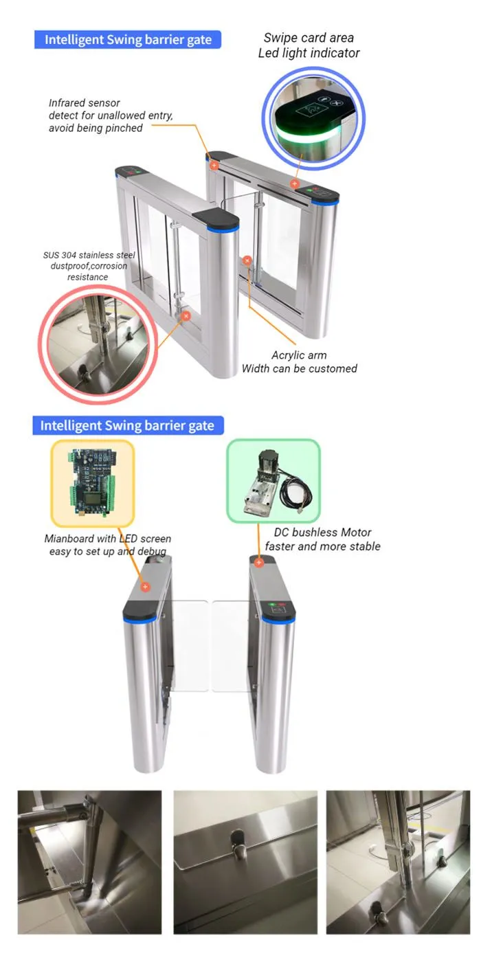 Automatic Swing Barrier