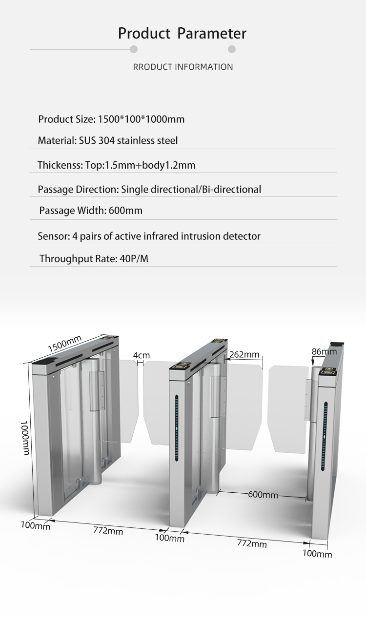 Turnstyle Gate Swing Barrier Turnstile Gate