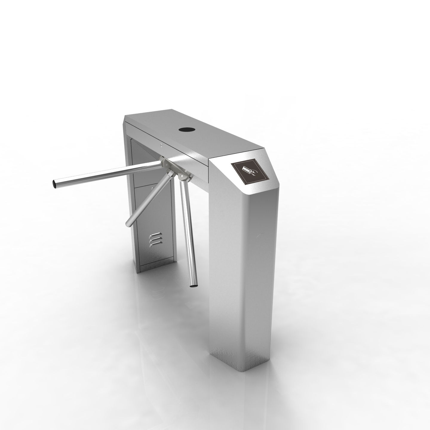 Semi-automatic Tripod Turnstile 304 Stainless Steel material